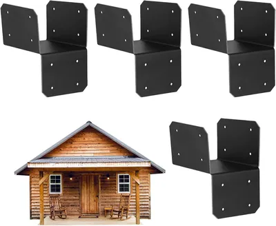 Produktbild von 4 hochfeste Pergola-Dachstützen, Pfostenbefestigungsverbinder für Außenunterstände
