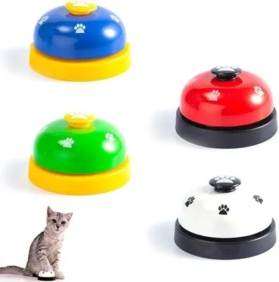Obrázek produktu pro Tréninkové zvonky pro domácí mazlíčky, 4dílná sada, neklouzavé, hračky