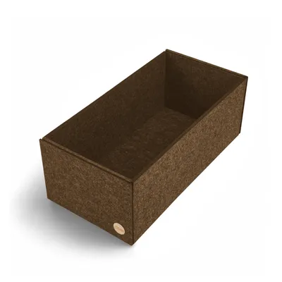 Produktbild von Aufbewahrungsbox CLEAN Filz 40 x 20 x 15 cm ohne Deckel in hellbraun meliert