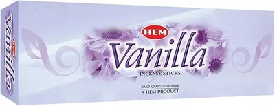 Zdjęcie produktu dla Kadzidełka Vanilla HEM - 25 opakowań x 8 patyczków (200 sztuk)
