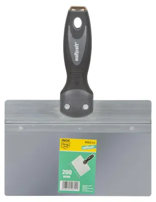 Produktbild von wolfcraft 4062000 Flächenspachtel 200 mm, Silber