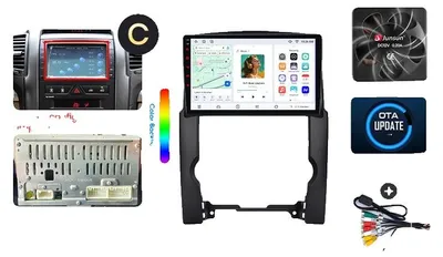 Produktbild von Autoradio, Touchscreen, Audioplayer, Kompatibel mit Kia Sorento Mk2 (XM) 2009-2014, Eingebauter Kühllüfter Android GPS Navigation, V7 (8GB-256GB) - C
