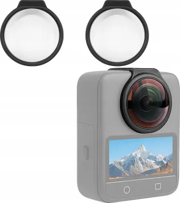 Zdjęcie produktu dla Zestaw Osłon 2x Osłona Ochronna PC na Obiektyw Obiektywy do DJI Osmo 360 / PU791B