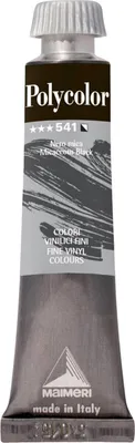 Zdjęcie produktu dla Maimeri Vynil Polycolor Farba akrylowa Micaceous Black 541 20 ml 1 szt.