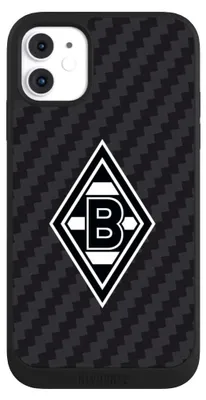 Produktbild von NIVOCASE Handyhülle für Apple iPhone 11 Hülle NIVOpure Case Schwarz Borussia Mönchengladbach Carbon Gladbach