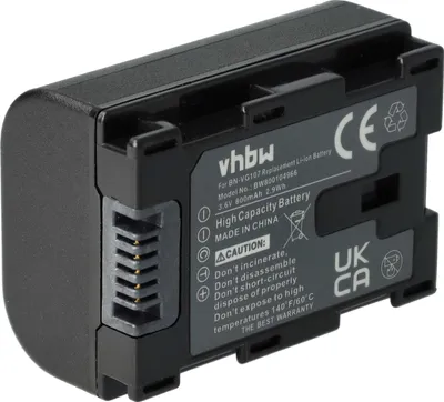 Vhbw Ersatzakku Für Sony Alpha A6300, A6400, A7R II – 950mAh, 7,2V Mit Infochip (kompatibel Mit NP-FW50)