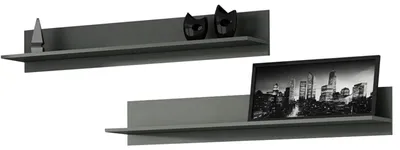 Produktbild von Wandregale SINDI SH5D 2Stk.. grau