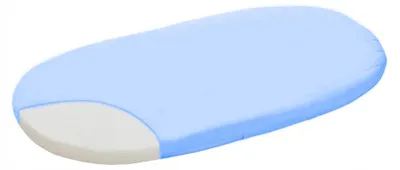 Produktbild von Olka Jersey Spannbettlaken Kinderwagen 35x75 cm Blau