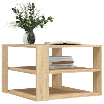 Produktbild von "2026 Aktion"Couchtisch - CLORIS - Wohnzimmertisch - Robust und langlebig - Sonoma-Eiche 58x58x40 cm Holzwerkstoff - NeuMöbel1895000
