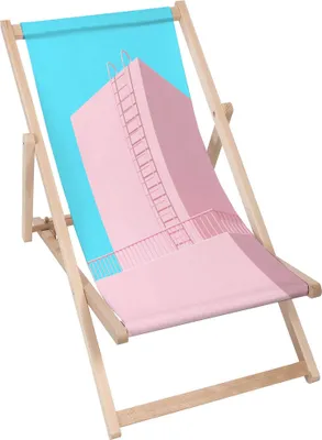 Immagine prodotto di Lettino Dreamroots pieghevole in legno, legno di faggio fino a 130 kg, lettino pieghevole con regolazione dell'inclinazione dello schienale in 3 fasi, Summer Pink