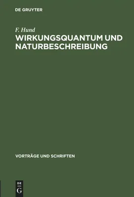 Produktbild von Wirkungsquantum und Naturbeschreibung