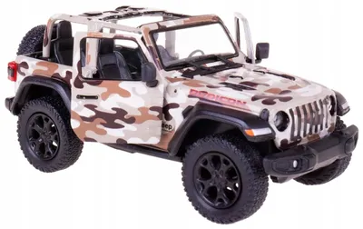 Image de Kinsmart Jeep Wrangler Tout-Terrain Métal Modèle Réduit