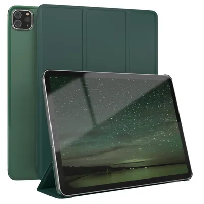 Produktbild von EAZY CASE Smartcase für Apple iPad Pro 11" (2018/2020/2021/2022) Tabletcase Bookcover Smart Flipcase magnetisch Grün