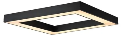 Productafbeelding van IMMAX NEO CANTO SLIM SMART inbouwspots, 80 x 80 cm, 60W, zwart, Zigbee 3.0, TUYA