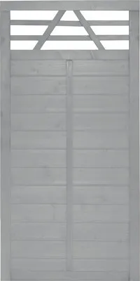 Produktbild von Zaun Teilelement Konsta Venga 90 x 180 cm hellgrau
