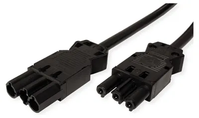 Productafbeelding van BACHMANN Verlengkabel GST18-3, stekker/koppeling, zwart, 4 meter
