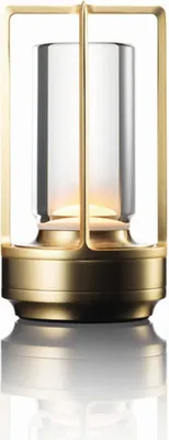 Produktbild von Luxus - Tischlampe Touch Deluxe - Juliette - Gold - H18 x Ø9