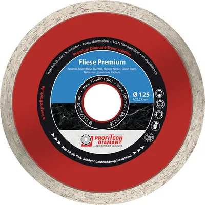 Produktbild von Diamanttrennscheibe Profitech Diamant Premium Ø 125x22,23 mm