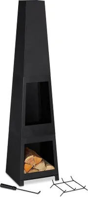 Produktbild von Famanu Feuerschale für den Außenbereich - Schwarz