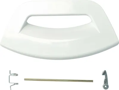 Produktbild von vhbw Türgriff kompatibel mit Hotpoint WDPK. G 8640 P UK, WDUD10760DPU, WDPG9640PUK, WDUD9640PUK, WDPK, WDXD8640PUK Waschmaschine Kunststoff Weiß