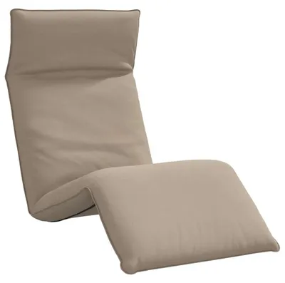 Obrázok produktu pre vidaXL Lehátko na slnenie skladacie Taupe 175x54x8,5 cm Oxford tkanina