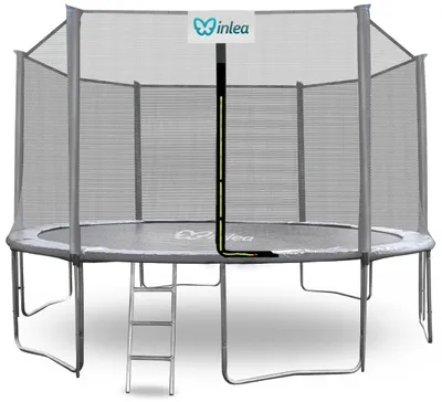 Obrázok produktu pre INLEA PREMIUM Jump Trampolína 430 cm s vonkajšou ochrannou sieťou - sivá