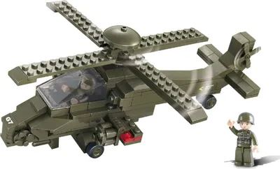 Produktbild von Torro Bausteine Set - Militär Kampfhubschrauber