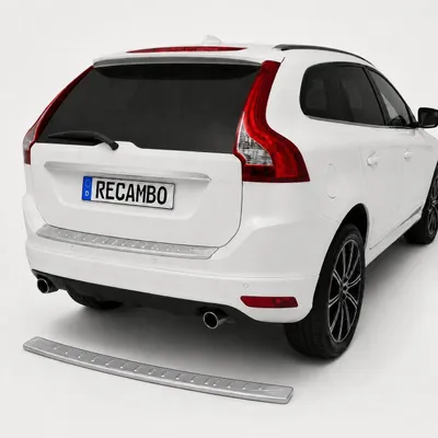 Produktbild von Ladekantenschutz Edelstahl matt für VOLVO XC60 | 2013-2017 FACELIFT |+ Abkantung
