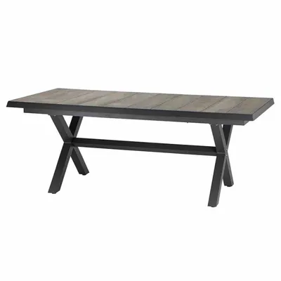 Produktbild von Siena Garden Sincro Ausziehtisch 200/260x100x77 cm Aluminium Keramik natur-grau (washed grey)