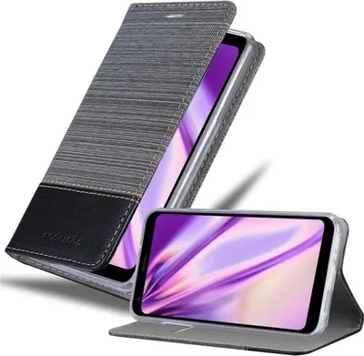 Obrázek produktu pro Cadorabo Case for LG Q7 / Q7a / Q7+ Protective Case in Grey Pouzdro na mobilní telefon Kryt pouzdra Pouzdro na knihu Kryt pouzdra