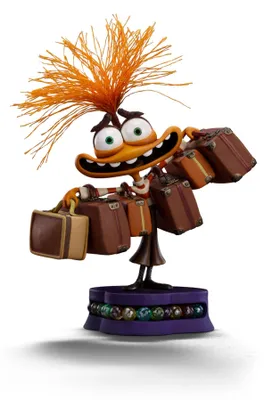 Imagen del producto de Figura de Iron Studios, "Inside Out 2: Ansiedad", talla única