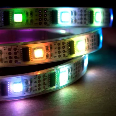 Adressierbare RGB-LED-Leiste, 1 m, 5 V, 32 LEDs/m, wasserdicht, WS2801