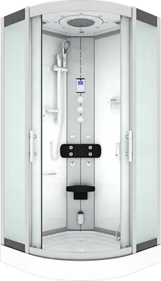 Produktbild von Duschkabine Dusche D46-10M1 Komplettdusche Fertigdusche 90x90 cm