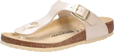 Produktbild von Birkenstock Mädchen Pantolette, beige(gracefulpearlwhite (08234)), Gr. 30