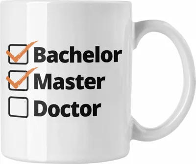 Produktbild von Trendation - Bachelor Geschenk Abschluss Tasse Spruch Master Graduation Bestanden Prüfung (Weiß)