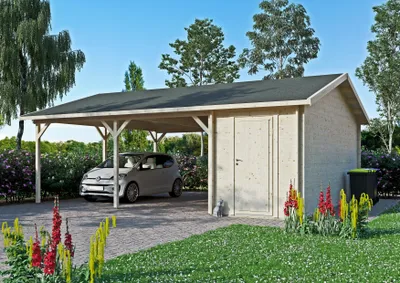 Produktbild von Fjordholz Carport mit Abstellraum Westerwald 44