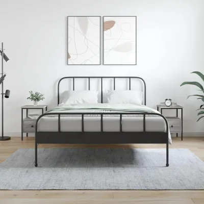 Immagine prodotto di vidaXL Comodini, set da 2 pezzi, grigio Sonoma, 34x36x50 cm, materiale a base di legno