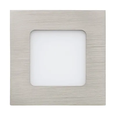 Produktbild von Eglo 64598 FUEVA 1 PRO LED Leuchtspot 2,8W 85x85mm Nickel-Matt Weiss Neutralweiss