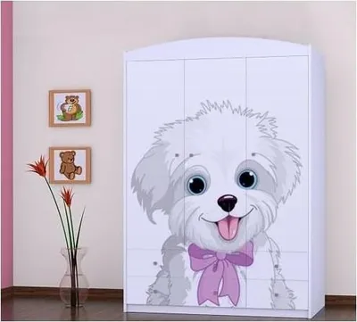 Zdjęcie produktu dla BDW, Szafa z szufladami, Sypialnia, 128×190, 3-drzwiowa, Biały 4