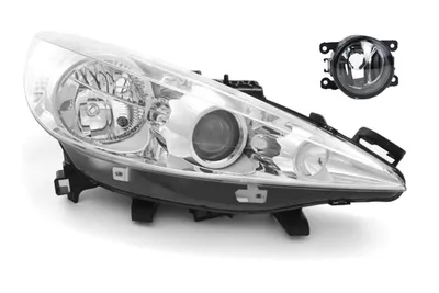 Immagine prodotto di Johns, faro alogeno principale adatto per Peugeot 207 02/ 06- H1 H7 H7 Re. + fendinebbia. 620696 8200074008 6202E1 00006202E1 6710027 0000620639 620639