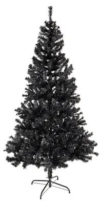 Produktbild von CLGarden Künstlicher Weihnachtsbaum schwarz 180 cm inkl. Ständer Tannenbaum Christbaum