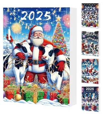 Produktbild von Adventskalender mit 24 Tagen und festlichen Figuren