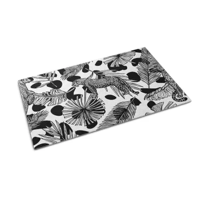 Obrázok produktu pre Rohožka na dvere - Rohož na zachytávanie nečistôt - Nekĺzavá vnútorná vonkajšia rohož - 150x100 cm - Leopard