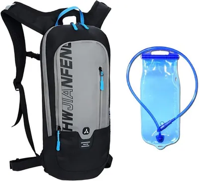 Productafbeelding van CarryQuest® - Hydratatie rugzak - 6 liter, ultralicht, waterdicht, polyester, grijs