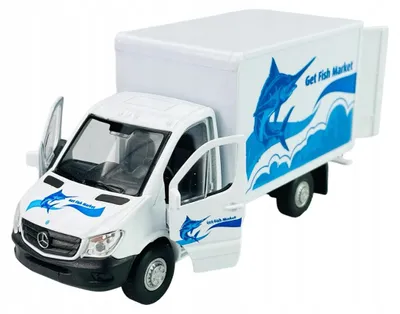 Produktbild von Welly Mercedes-Benz Sprinter Kastenwagen Modellauto 1:34