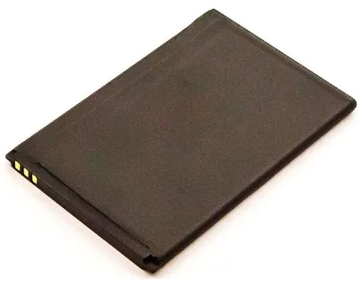 Produktbild von Akku für Wiko Akku kompatibel mit Wiko Li-Ion 3,7 Volt 1800 mAh schwarz.