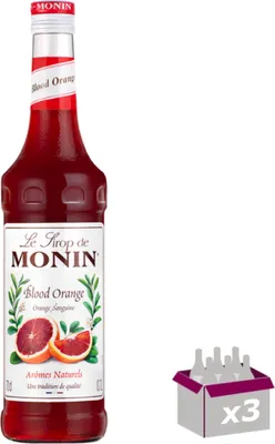 Produktbild von Lot de 3 Sirop Monin - Orange sanguine - 70cL
