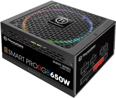 Produktbild von Thermaltake Smart Pro RGB, 650 W, 100 - 240 V, 780 W, 50 - 60 Hz, 10 A, Aktiv