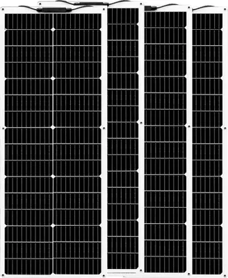 Image de Panneau solaire, conception flexible, haute efficacité, 4 panneaux solaires de 80 W