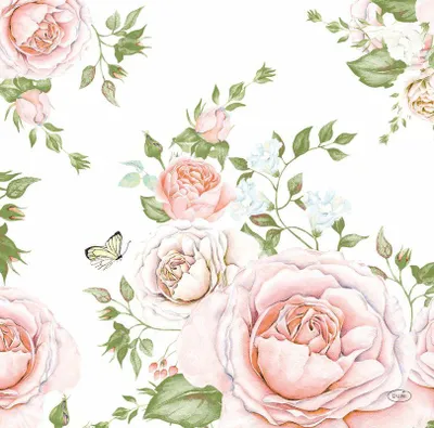 Produktbild von 144 Dunisoft®-Servietten 40 x 40 cm Rose Glory